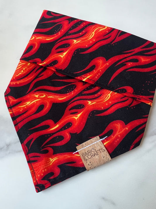 Inferno Snap-on Pet Bandana