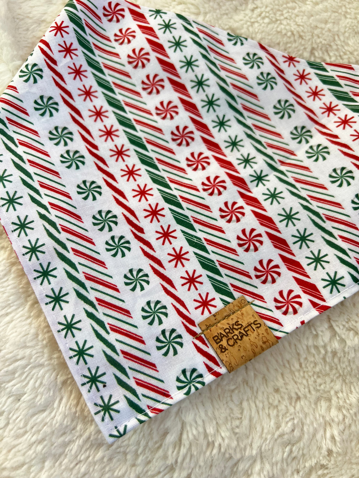 Merry & Minty Snap-On Pet Bandana
