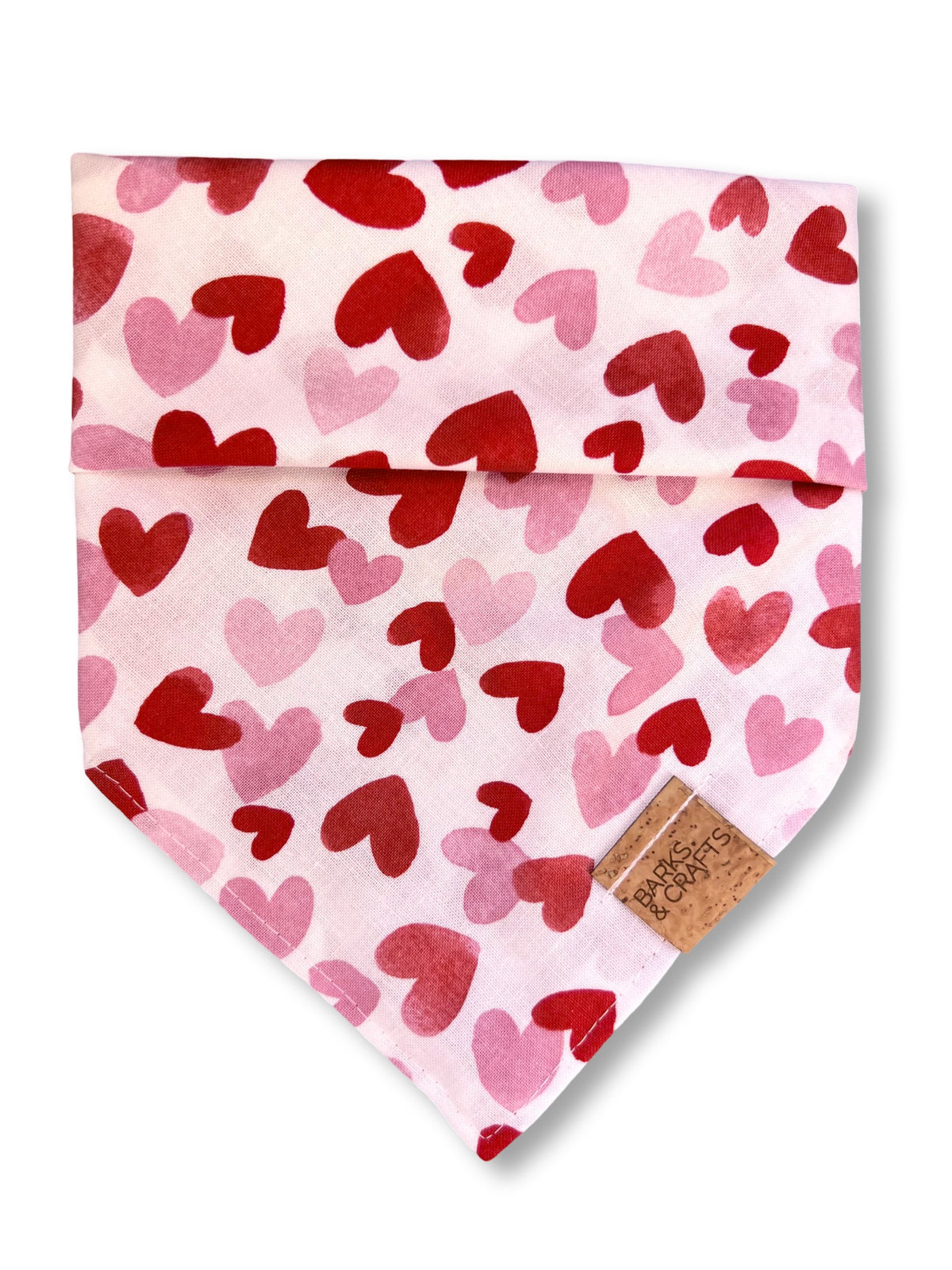 Heartfelt Snap-On Pet Bandana