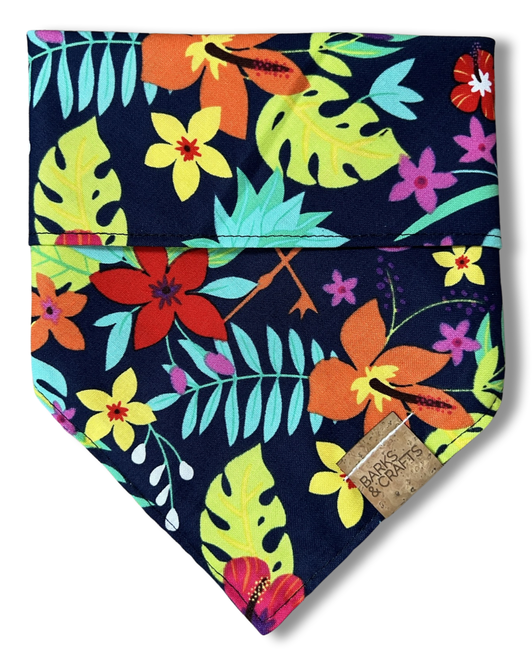 Hibiscus Paradise Snap-On Pet Bandana