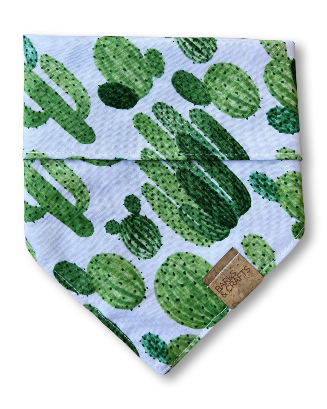 Cactus Garden Snap-On Pet Bandana