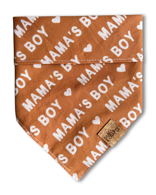 Mama’s Boy Snap-On Pet Bandana