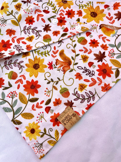 Forest Friends Snap-On Pet Bandana