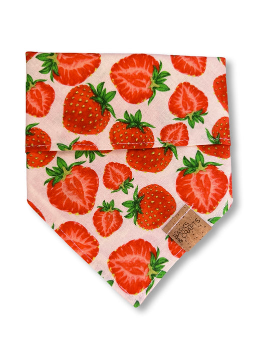 Berry Sweet Snap-on Pet Bandana