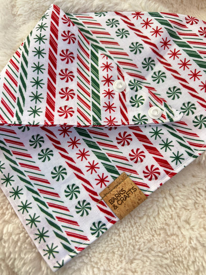 Merry & Minty Snap-On Pet Bandana