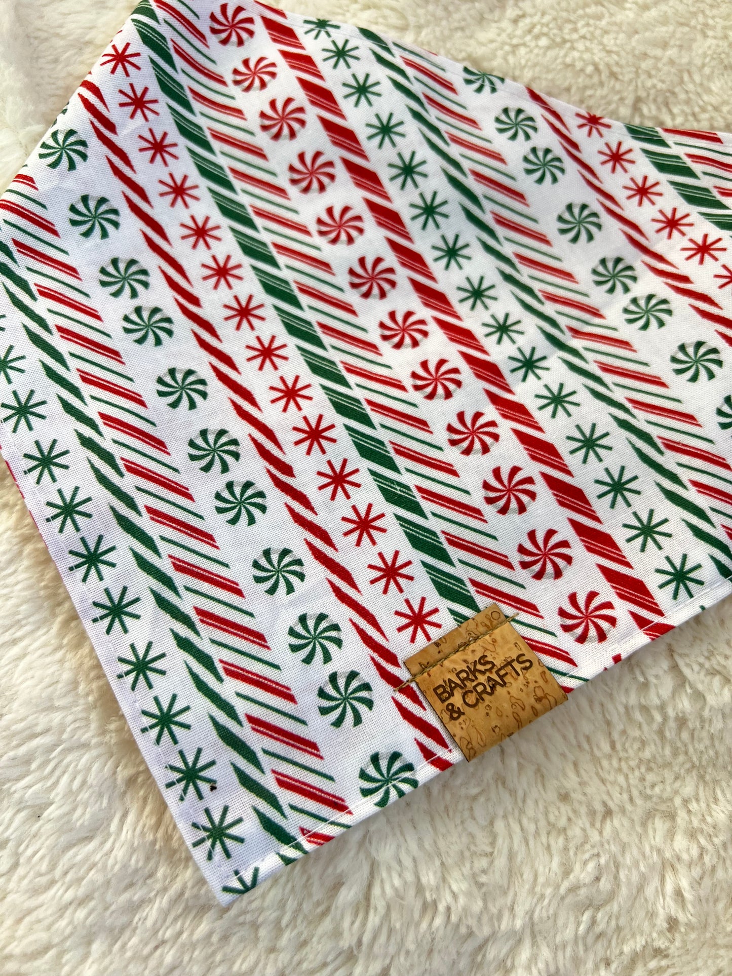 Merry & Minty Snap-On Pet Bandana