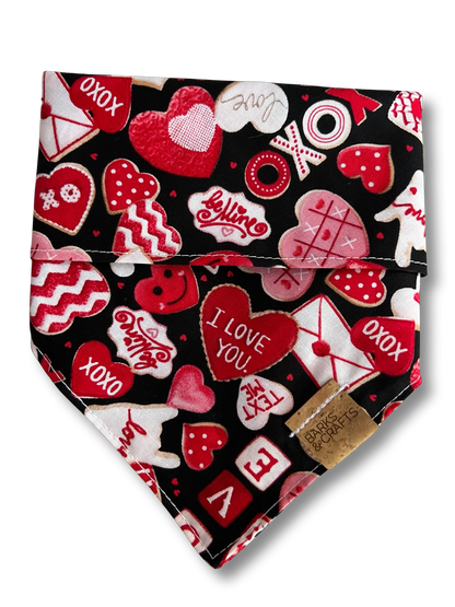 Love Notes Snap-On Pet Bandana