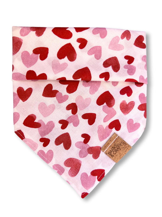 Heartfelt Snap-On Pet Bandana