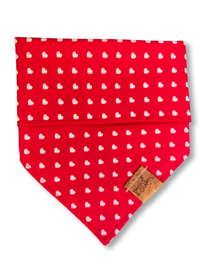 Valentine (Red) Snap-On Pet Bandana