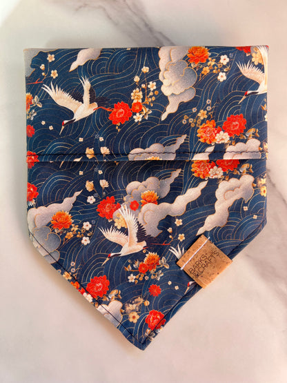 Red Crowned Crane Pet Bandana