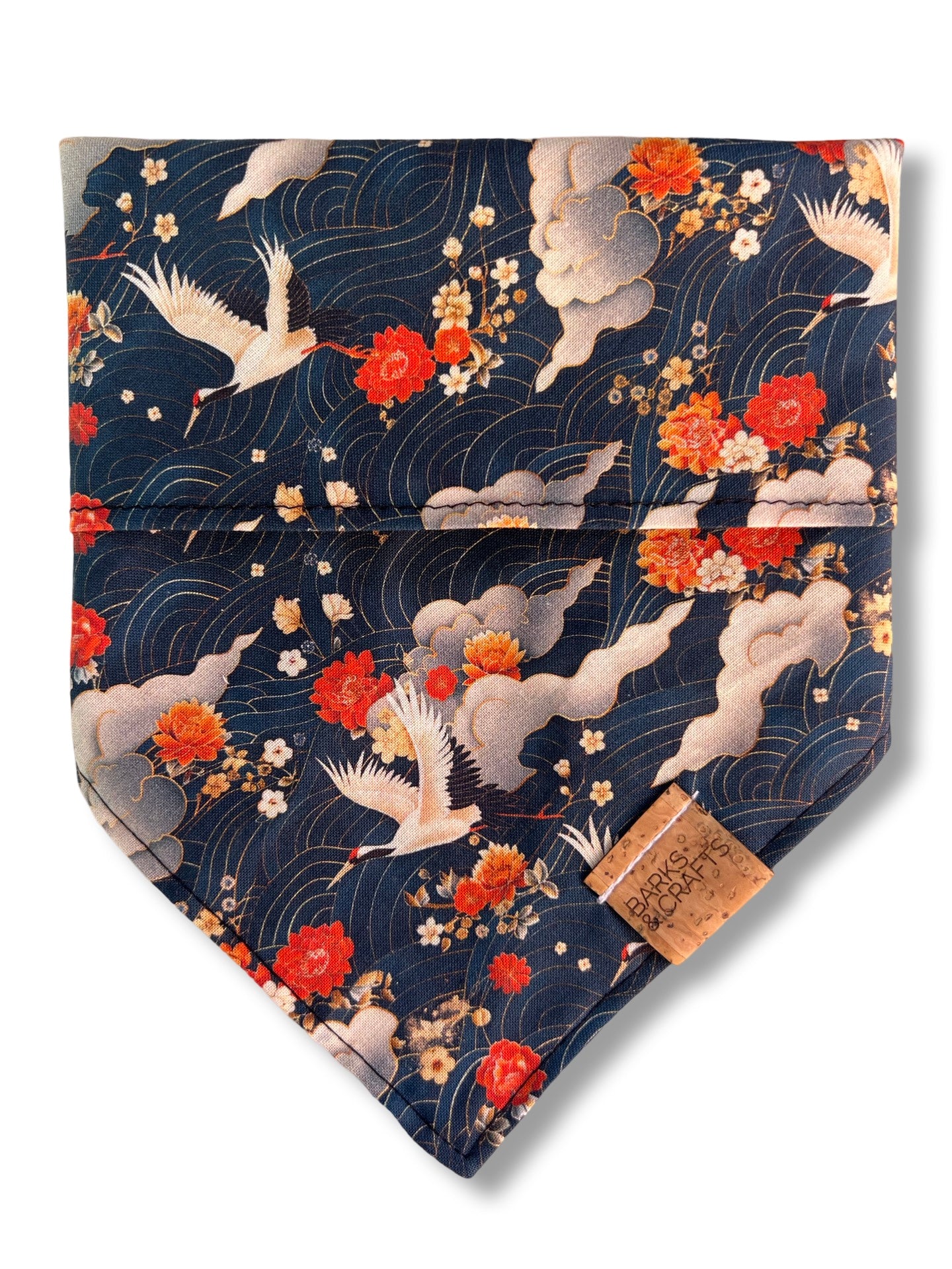 Red Crowned Crane Pet Bandana