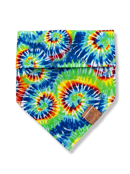 Tie Dye Snap-On Pet Bandana