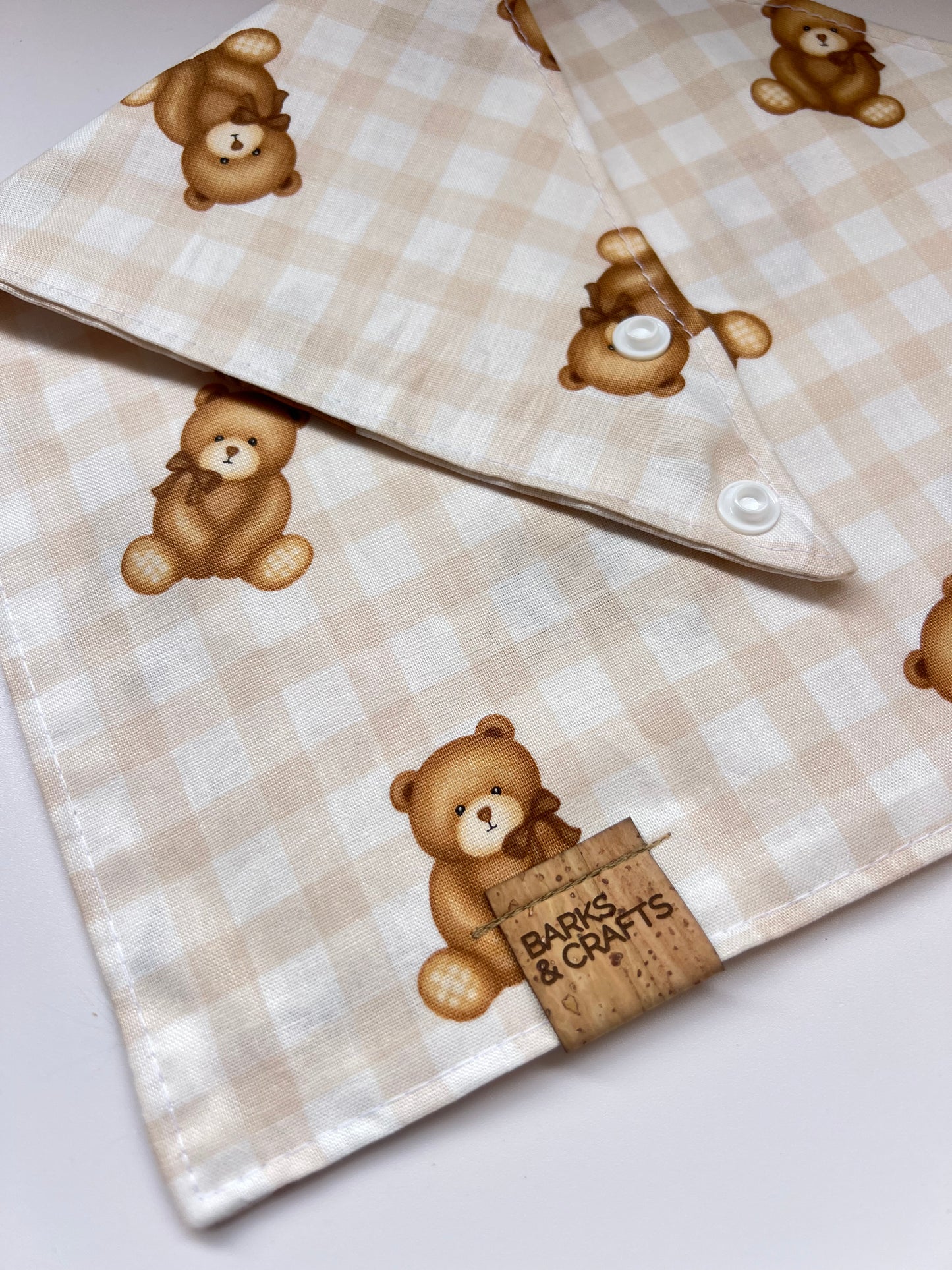 Teddy Bears Snap-On Pet Bandana