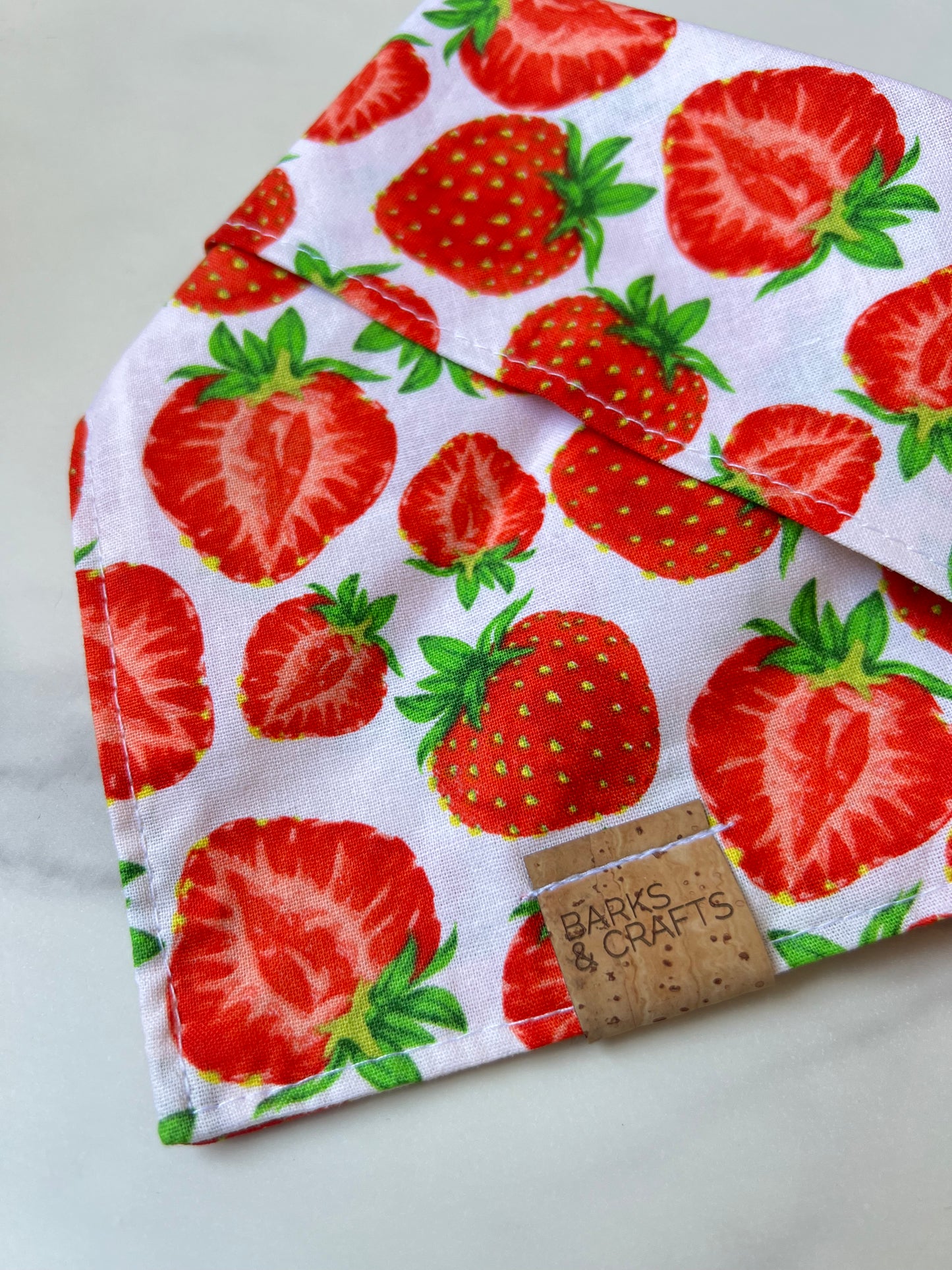 Berry Sweet Snap-on Pet Bandana