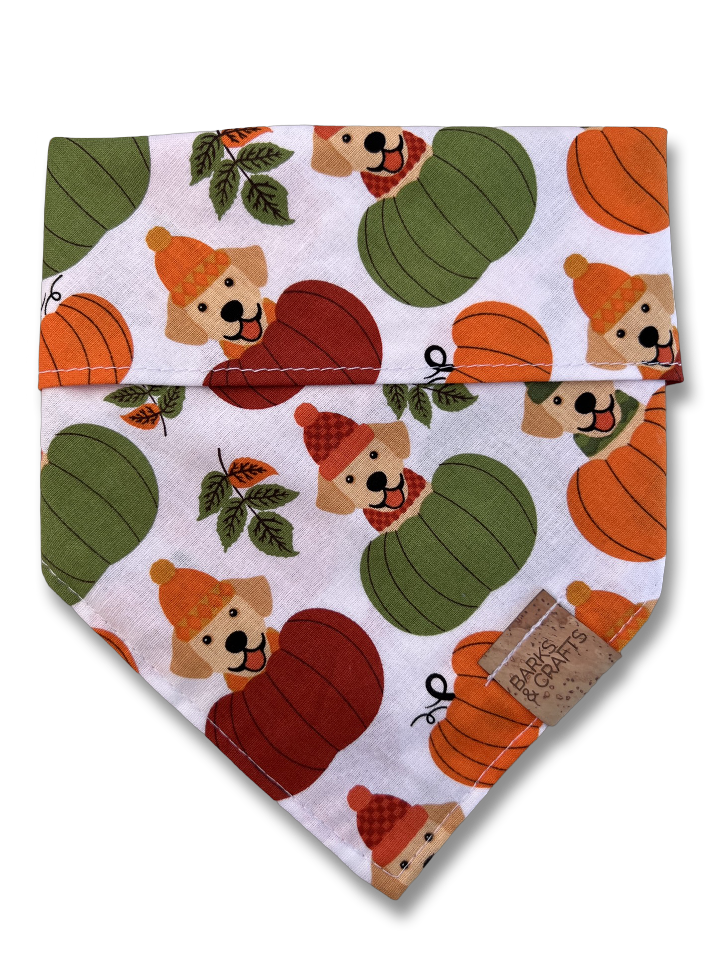 Autumn Retrievers Snap-on Pet Bandana