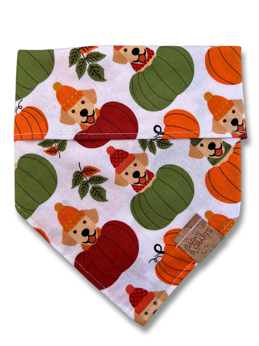 Autumn Retrievers Snap-on Pet Bandana