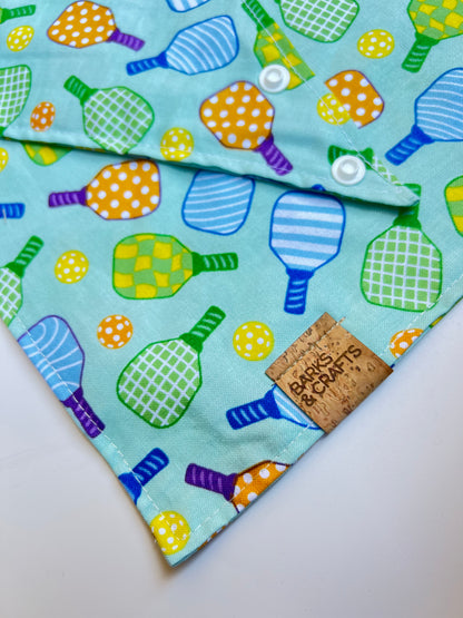 Pickleball Snap-On Pet Bandana