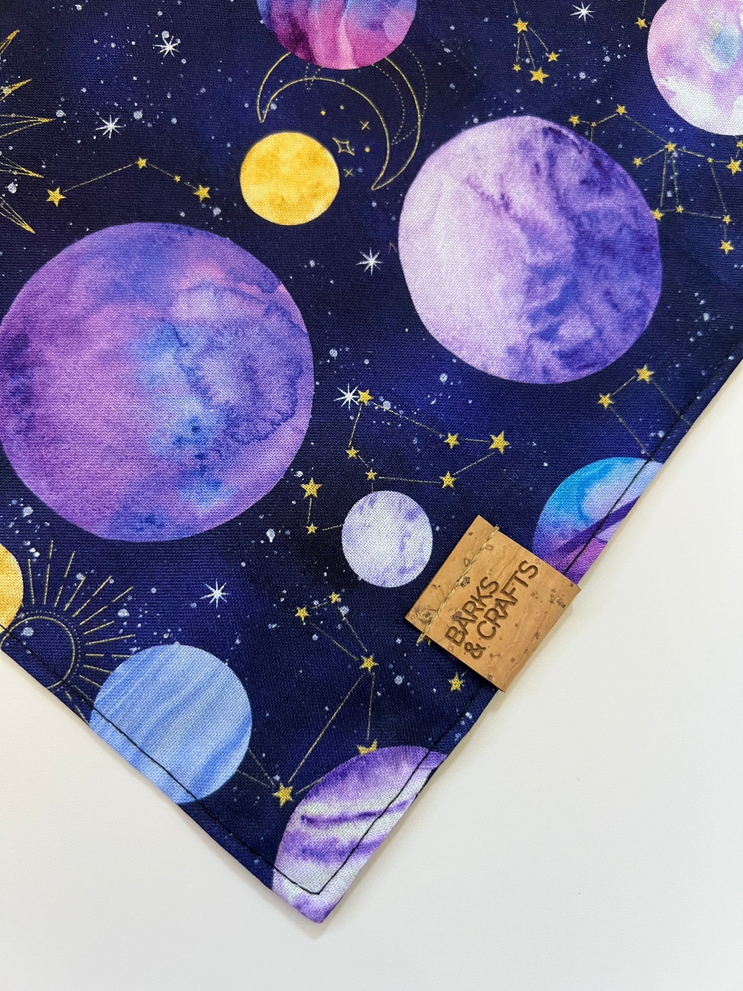 Cosmic Snap-On Pet Bandana