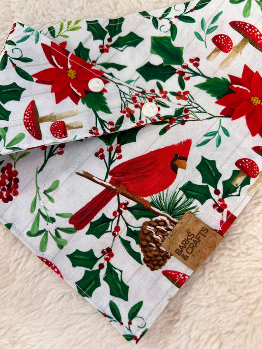 Cardinal's Forest Snap-On Pet Bandana