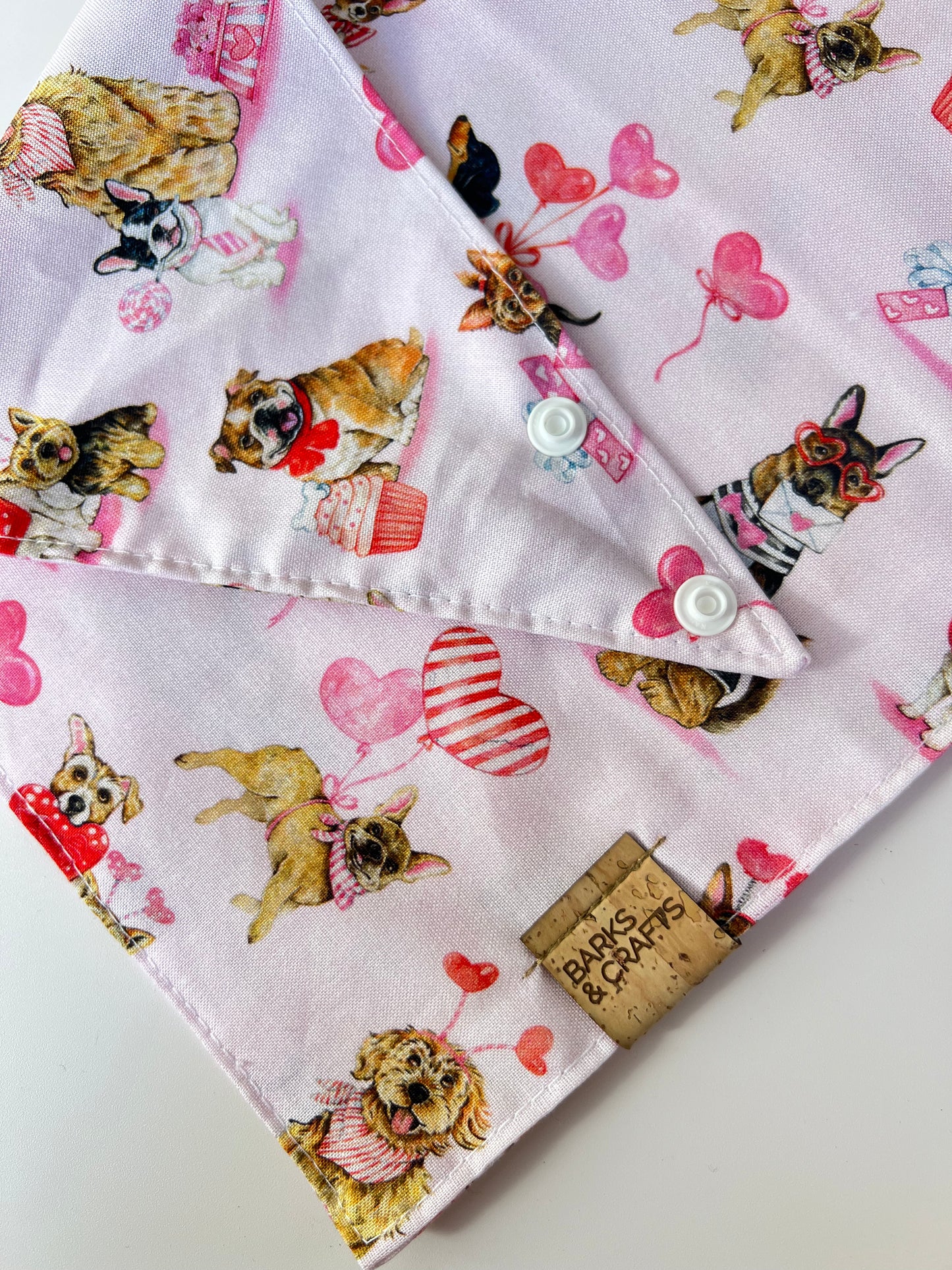 Puppy Love Snap-On Pet Bandana