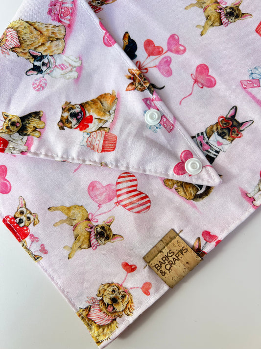 Puppy Love Snap-On Pet Bandana