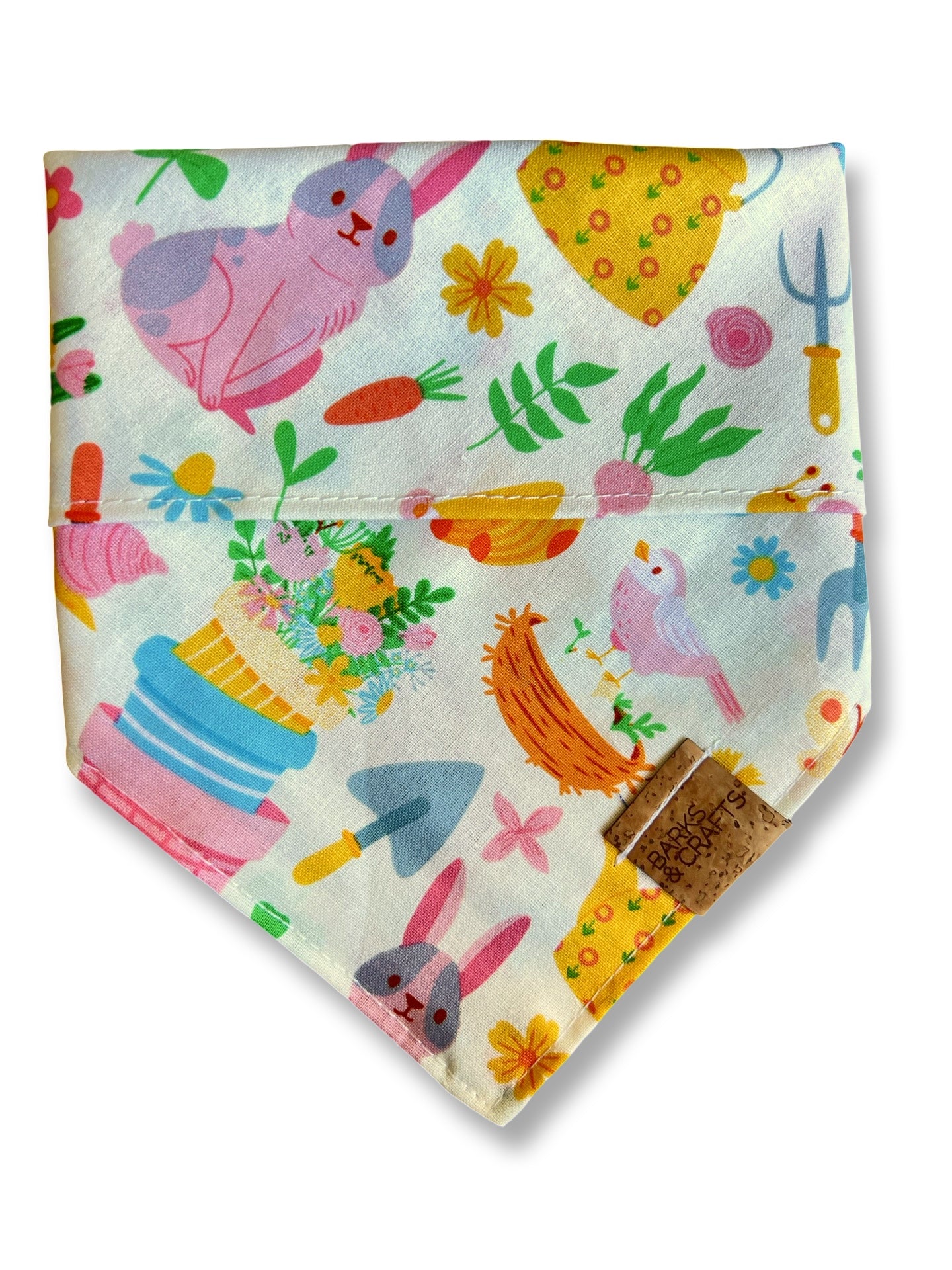 Gardening Snap-On Pet Bandana