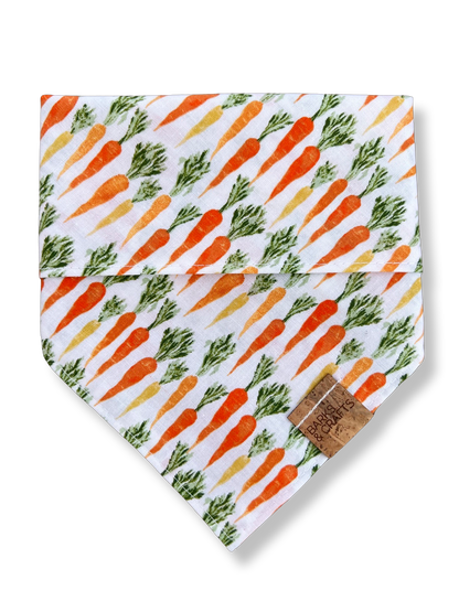 Bunch of Carrots Snap-On Pet Bandana