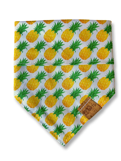 Pineapples Snap-On Pet Bandana