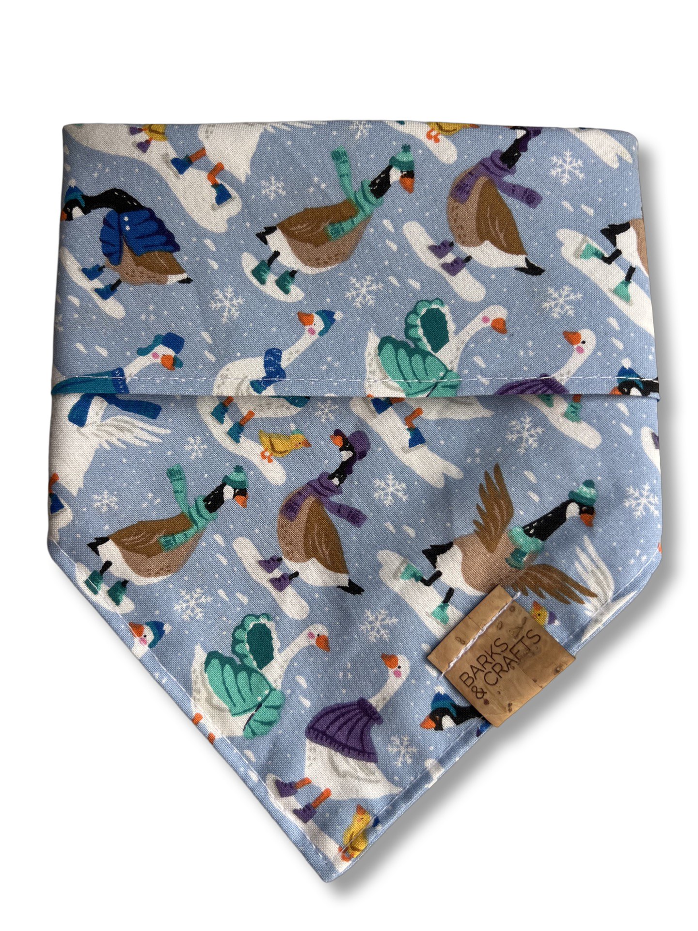 Winter Quackers Snap-On Pet Bandana