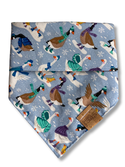 Winter Quackers Snap-On Pet Bandana