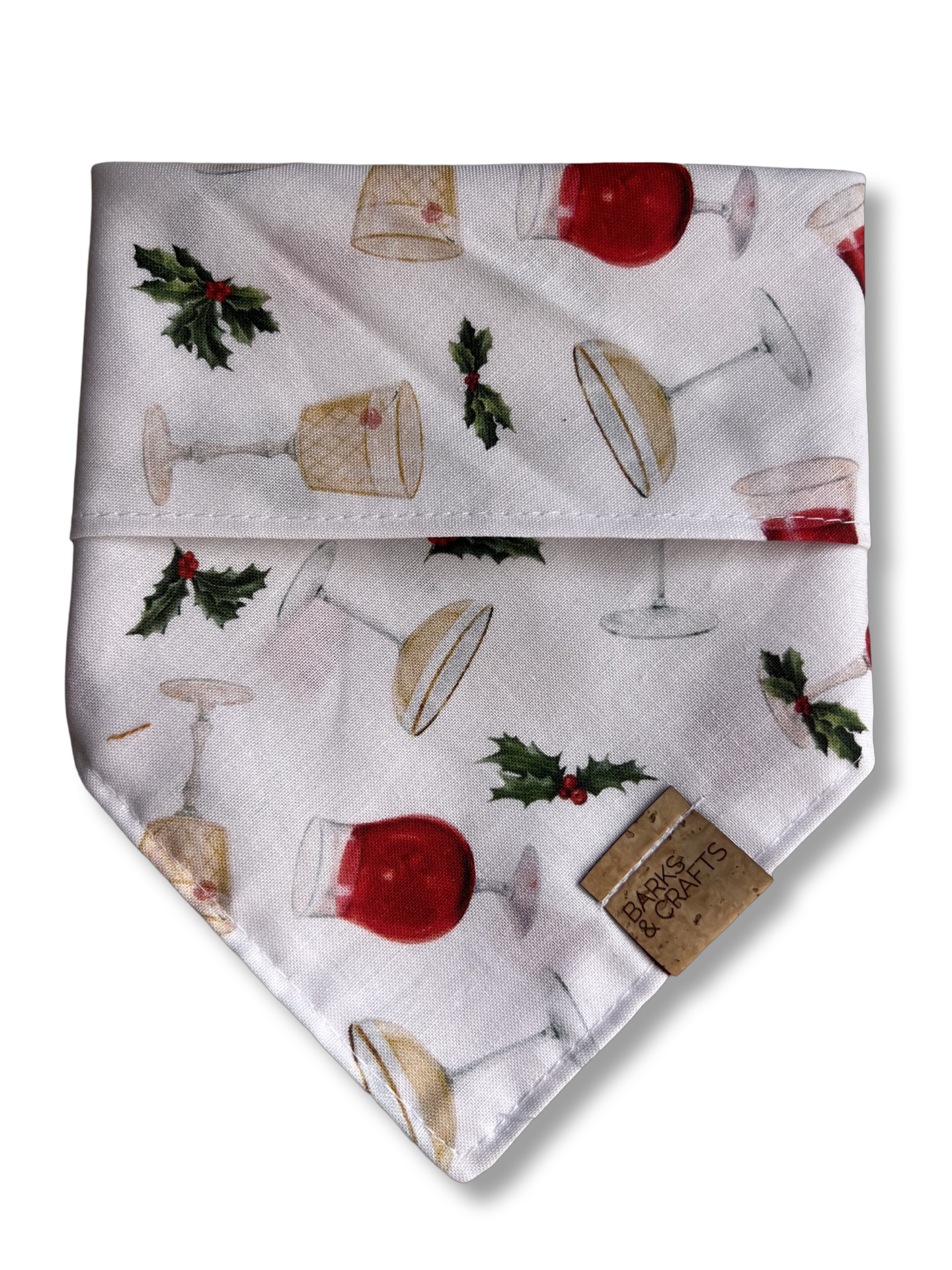 Mistletoe Mixers Snap-On Pet Bandana