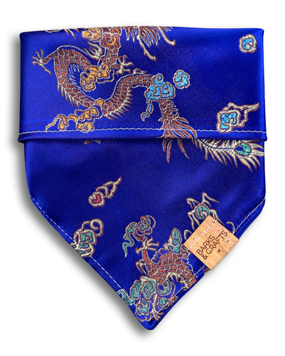 Blue Dragon Phoenix Pet Bandana