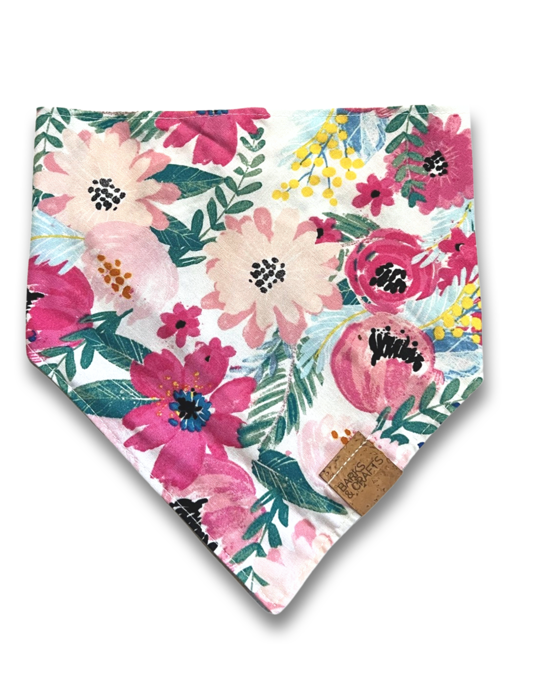 Flora Snap-On Pet Bandana