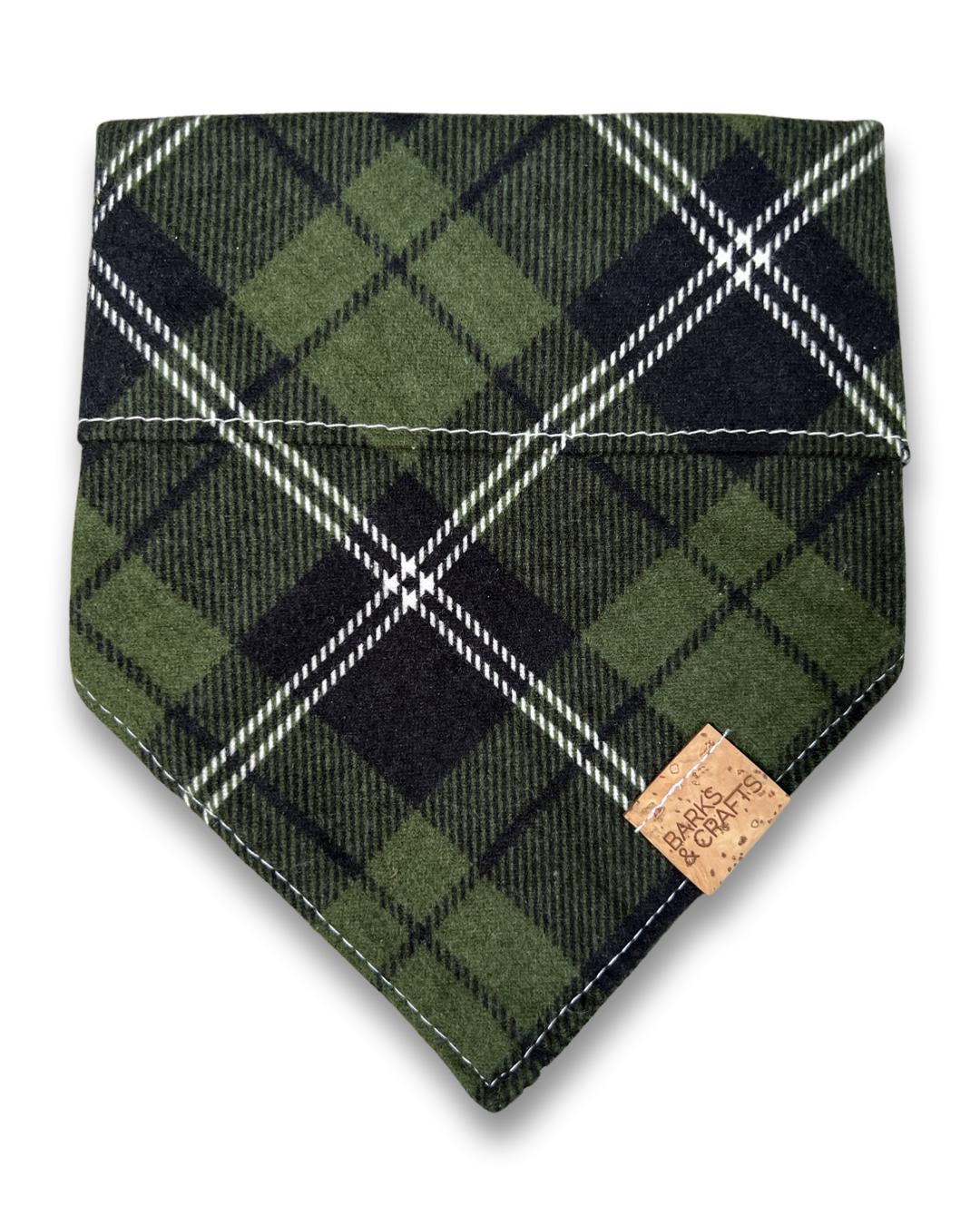 Evergreen Plaid Pet Bandana